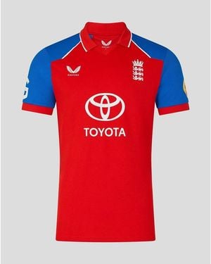Castore 26/27 England Cricket T20 Shirt - Red