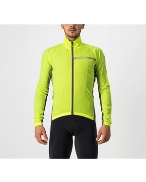 Castelli Squadra Wind Shell Stretch Performance Cycling Jacket - Green