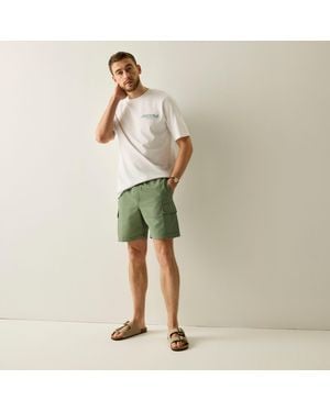 Regatta Bavaro Cotton Cargo Shorts - Green