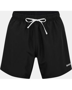 BOSS Bw Beach Set Swim Shorts & Towel - Black