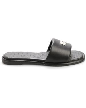 DKNY Bunnie Flat Sandal - Black