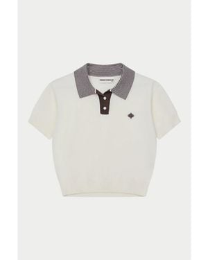 The Couture Club Short-Sleeve Polo Shirt - White