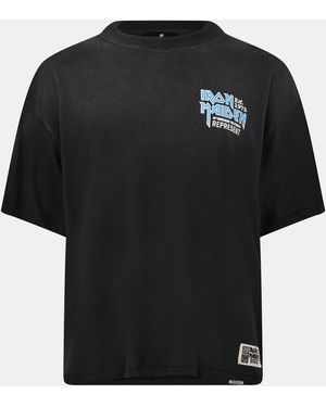 Represent Iron Maiden Oversized T-Shirt - Black