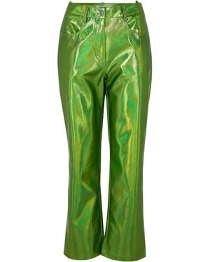 Amy Lynn Lupe Straight Leg Trousers - Green