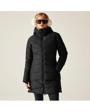 Dare 2b Striking V Ared 15/15 High Warmth Padding Swarovski Crystal Insulated Waterproof Jacket - Black