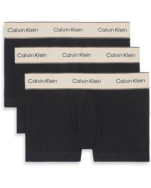 Calvin Klein Elastic Waistband Trunks - Black