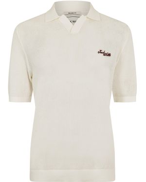 Jack Wills Short Sleeve Polo Shirt - White