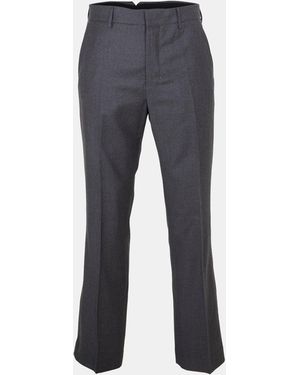 Ami Paris Straight Leg Trousers - Blue