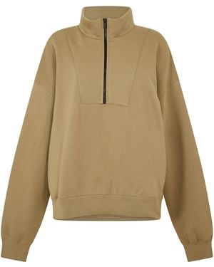 Fear Of God 1/4 Zip Fleece - Green