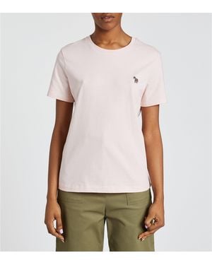 Paul Smith Zebra Short Sleeve T Shirt - White