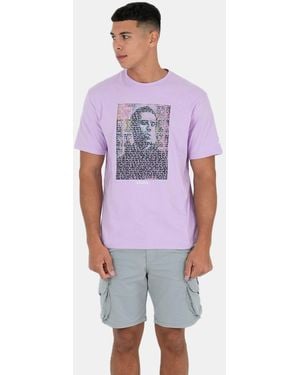 PEACEFUL HOOLIGAN Peaceful Wonderwall Regular Fit T-Shirt - Purple