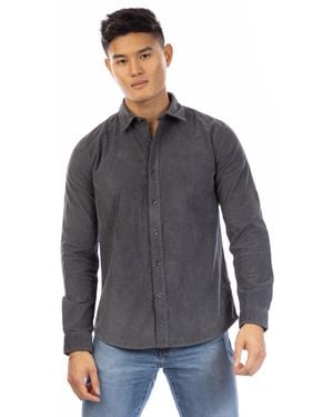 Peter Werth Bramford Long Sleeve Plain Shirt - Grey