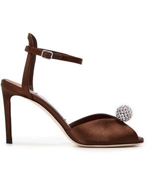 Jimmy Choo Sacora 85 Heeled Sandals - Brown
