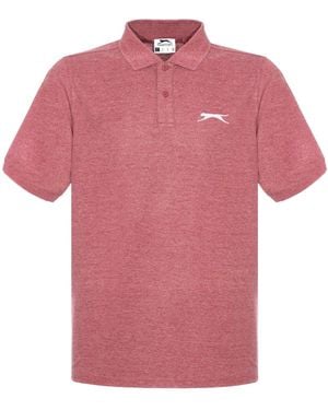 Slazenger 1881 Plain Polo Shirt - Pink