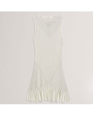 Ted Baker Knitted Mini Dress - White