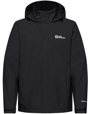 Jack Wolfskin Jw Trailtime Waterproof Jacket - Black