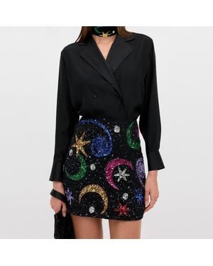 RIXO London Minna Skirt Ld71 - Black
