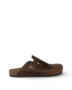 Jack Wills Mule Sandals - Brown