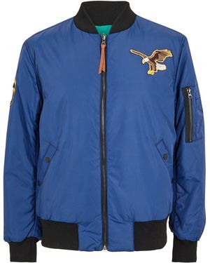 Diadora Bomber Mcnairy Bomber Jacket - Blue