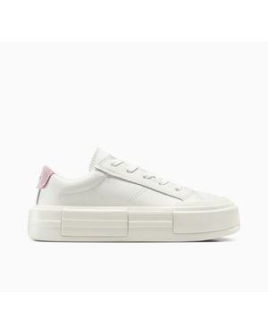 Converse Adults Cruise Leather Low-Top Trainers - White