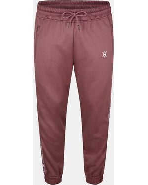 Daily Paper Tonal Closed Hem Poly Joggers - Red