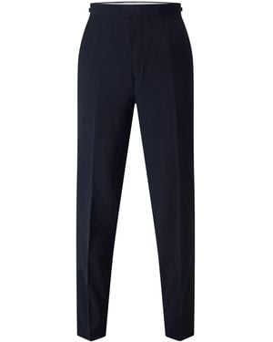 Without Prejudice Willesden Slim Fit Performance Suit Trousers - Blue