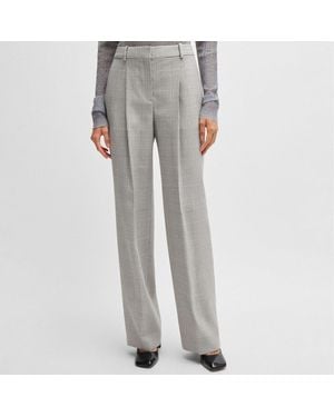 BOSS Tanity 10260288 01 Straight Leg Trousers - Grey