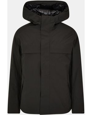 Jack & Jones Wave Weather Resistant Sculpted Fit Softshell Jacket - Black