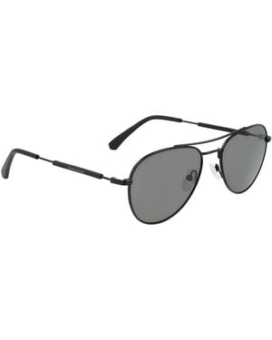 Calvin Klein Aviator Sunglasses - Black
