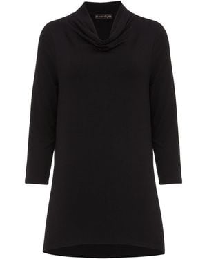Phase Eight Chrissie Cowl Swing Top - Black