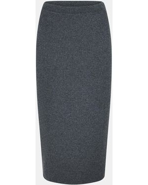 Tom Ford Midi Skirt - Grey