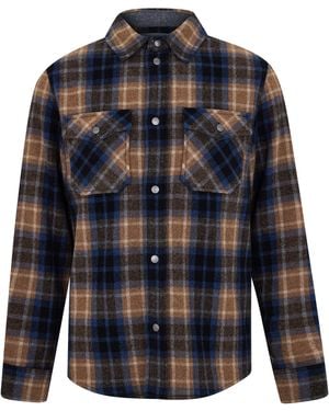 Woolrich Alaskan Melton Overshirt - Blue