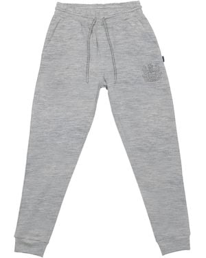 Aquascutum Closed Hem Fleece Joggers - Grey