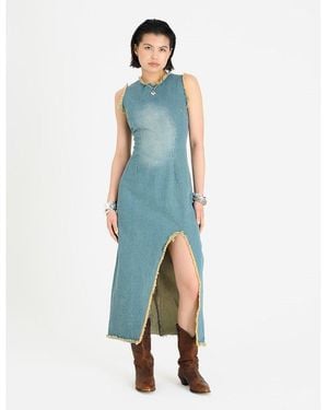 The Ragged Priest Pixie Long Maxi Dress - Blue