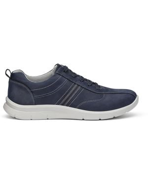 Hotter Division Dual Fit Trainers - Blue