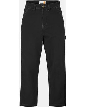 Timberland Canvas Straight Leg Trouser - Black