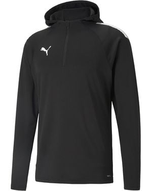 PUMA Teamliga Training Fleece Hoody - Black