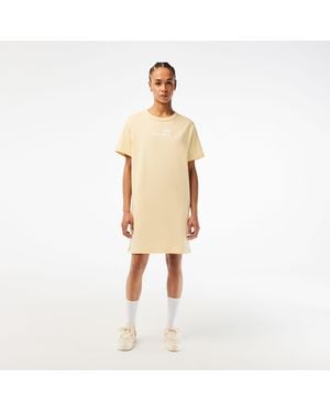 Lacoste T-Shirt Dress - Natural