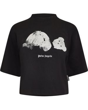 Palm Angels Kil Bear Oversized T-Shirt - Black