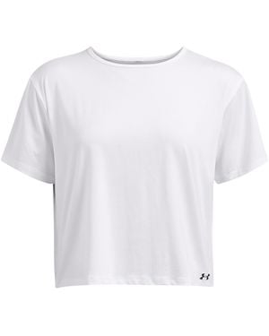 Under Armour Motion Short-Sleeve Performance Gym Top - White