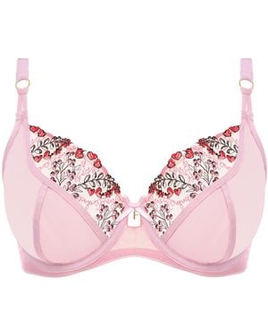 Freya Show Off Underwired Plunge Bra - Pink