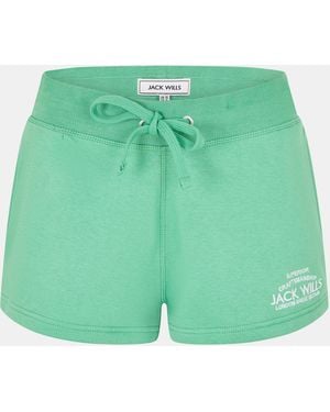 Jack Wills Bea Sweatshorts - Green