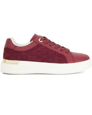 Dune Elba Platform Trainers - Red