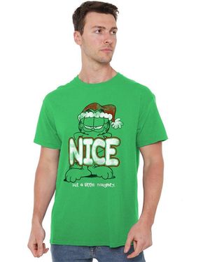 Garfield A Little Naughty T Shirt Kelly - Green