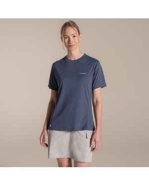 Craghoppers Nosilife Solar Shield+ Short-Sleeved T-Shir - Blue