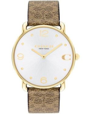 COACH Elliot Signature Watch - Metallic