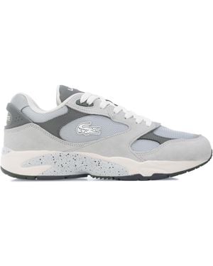 Lacoste Storm 96 Vintage Leather Trainers Size 9 - White
