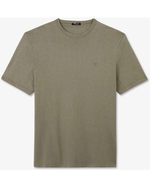 Eden Park Khaki Shortsleeved Tshirt - Green