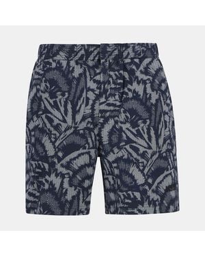 Barbour B.Intense Kew All Over Print Tailored Fit Chino Shorts - Blue