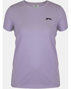 Slazenger 1881 Crew Neck Tee - Purple